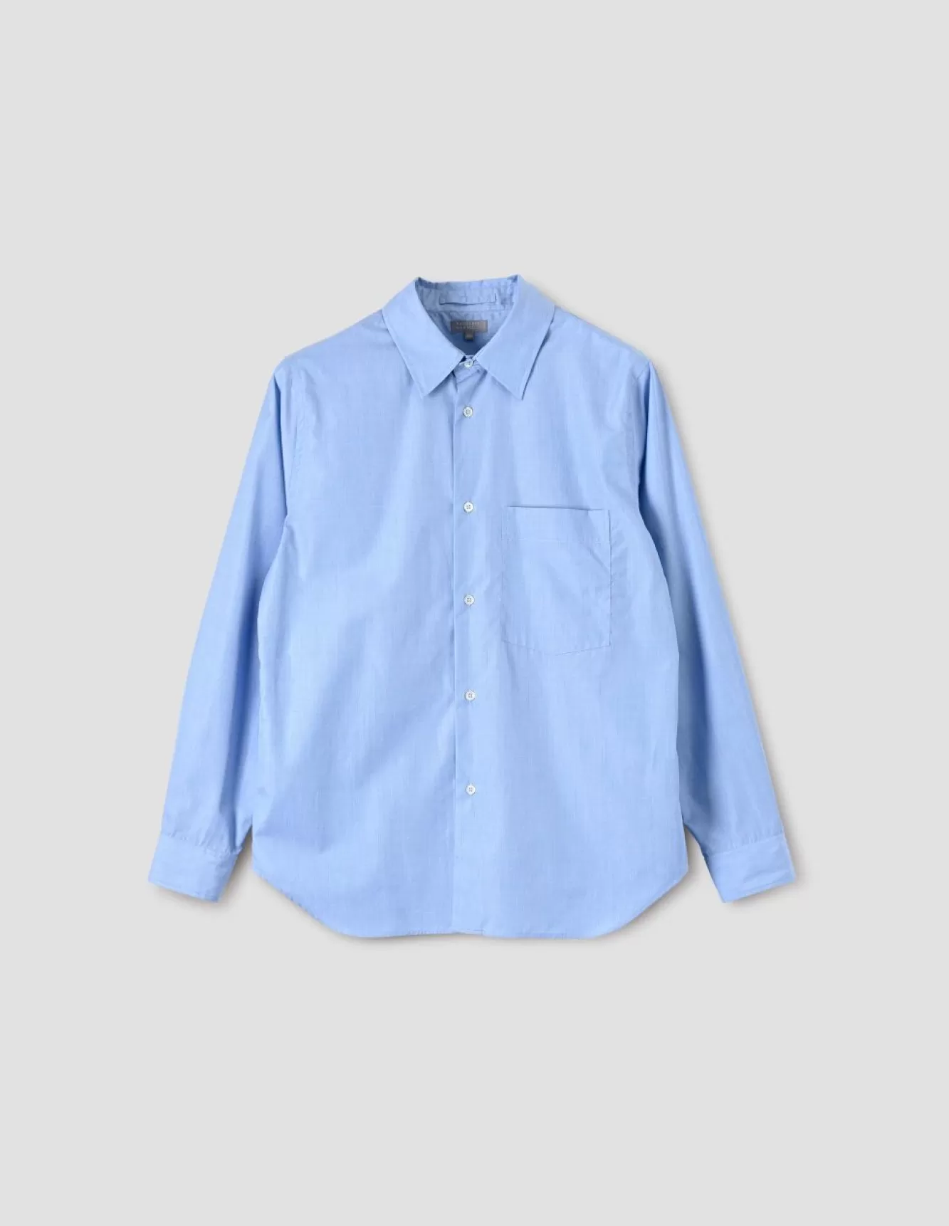 Margaret Howell BASIC SHIRT Pale Blue Best Sale