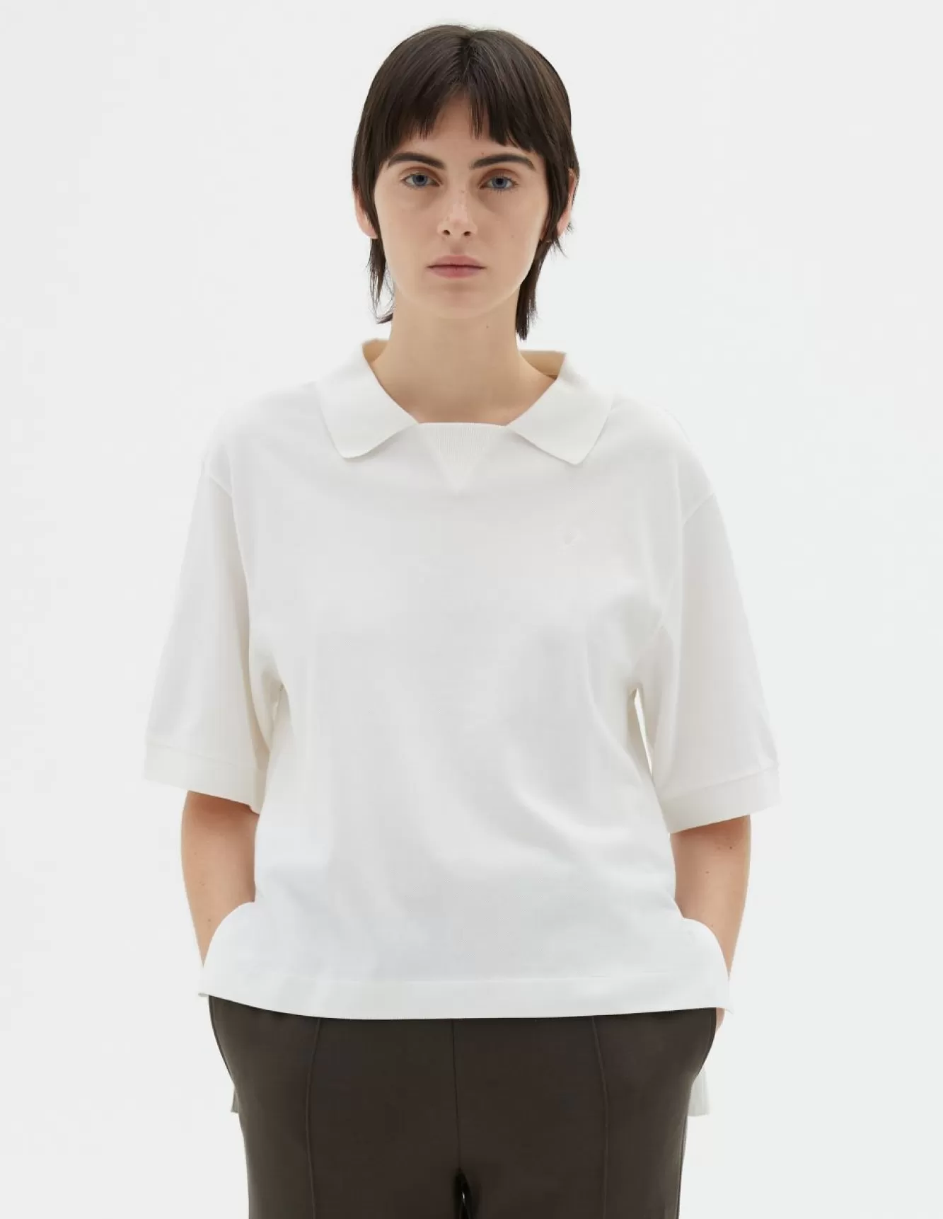 Margaret Howell FRED PERRY POLO SHIRT Off White Clearance