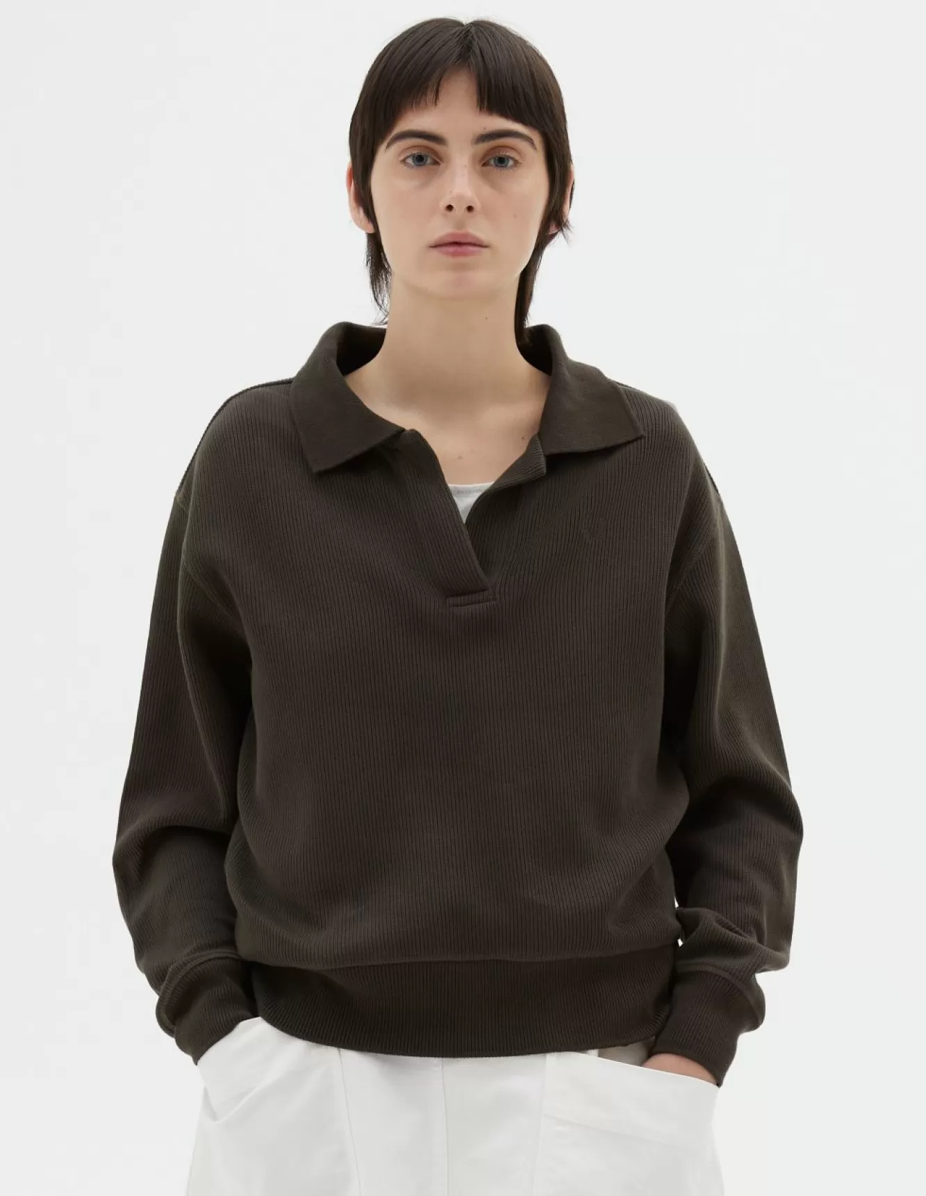 Margaret Howell FRED PERRY SWEATSHIRT Assam Hot