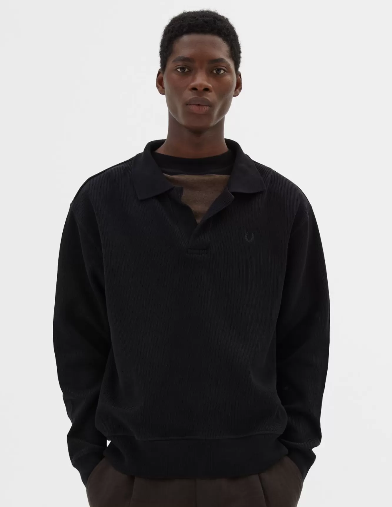 Margaret Howell FRED PERRY SWEATSHIRT Black Sale