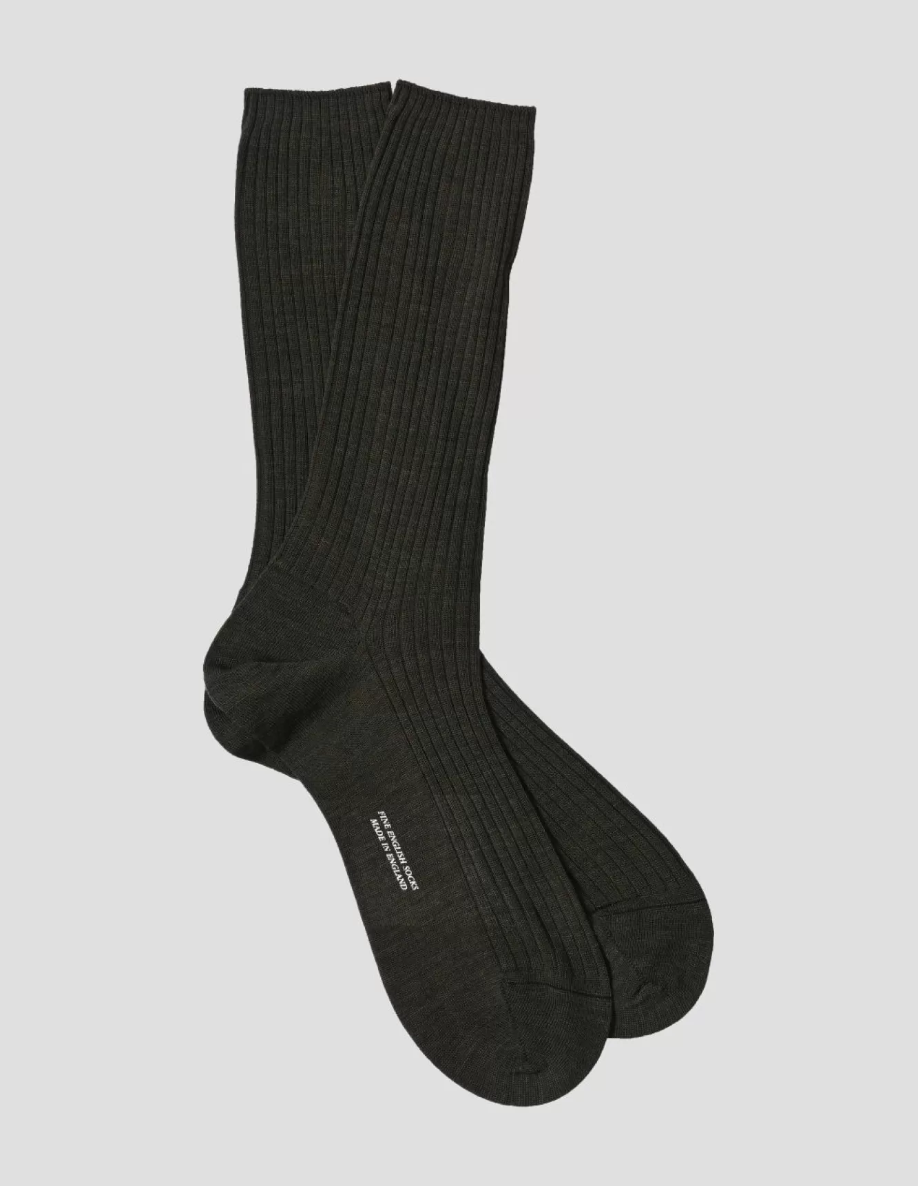 Margaret Howell FULL RIB SOCK Dark Olive New