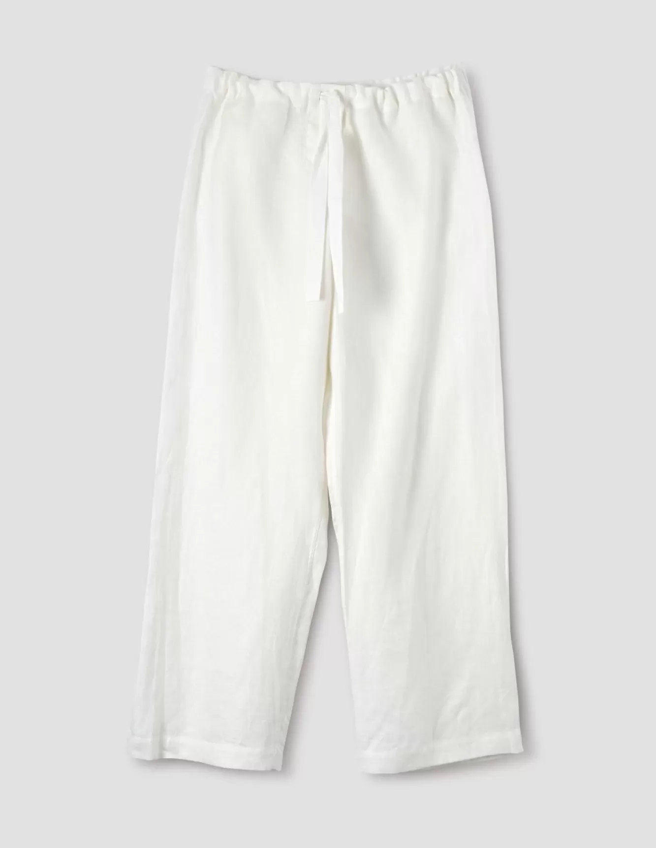 Margaret Howell GATHERED BACK PJ TROUSERS Off White Sale