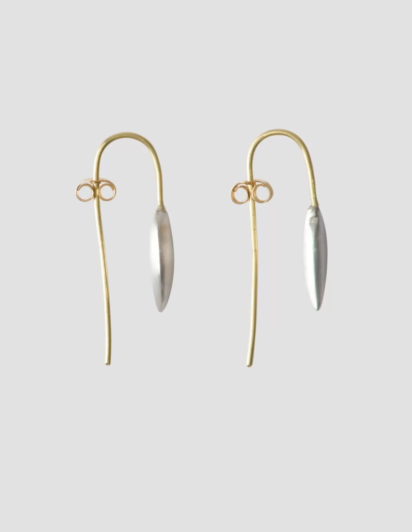 Margaret Howell LEAF EARRINGS SilverGold Discount