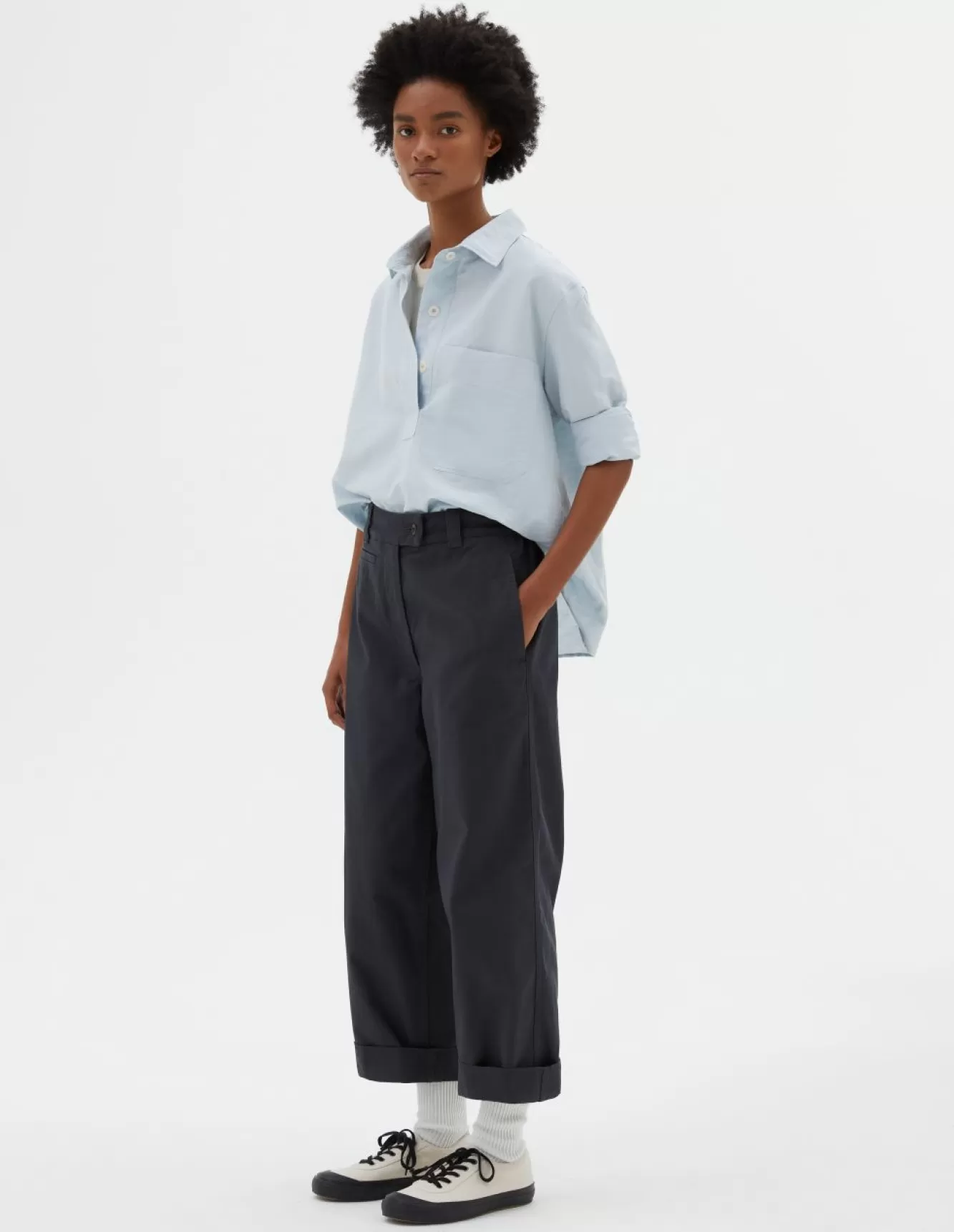 Margaret Howell MHL. CARPENTERS TROUSER Charcoal Hot