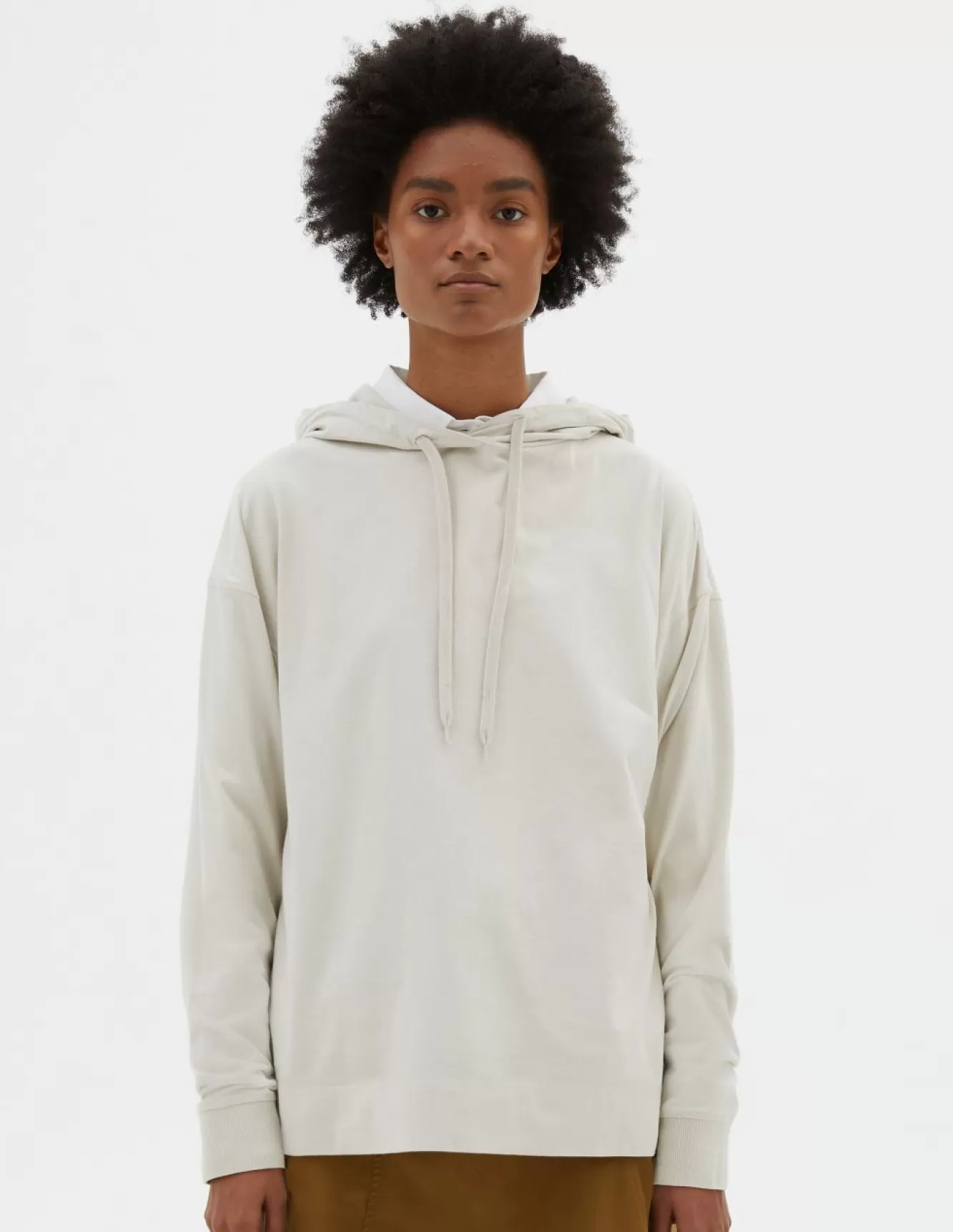 Margaret Howell MHL. HOODIE Chalk Sale