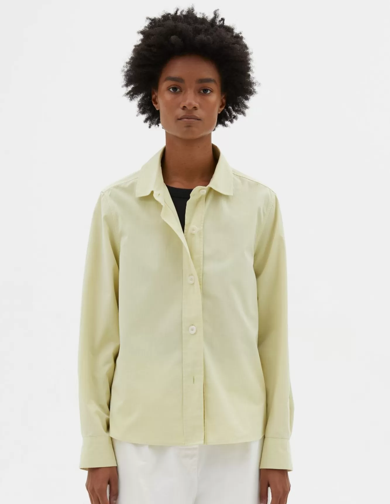 Margaret Howell MHL. SIMPLE SHIRT Pale Yellow Best