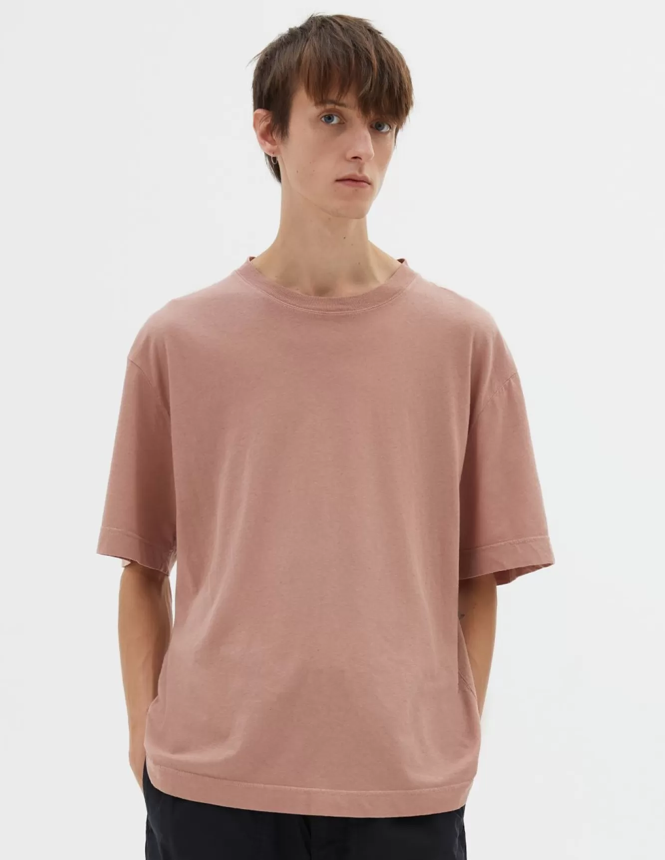 Margaret Howell MHL. SIMPLE T SHIRT Pale Pink Sale