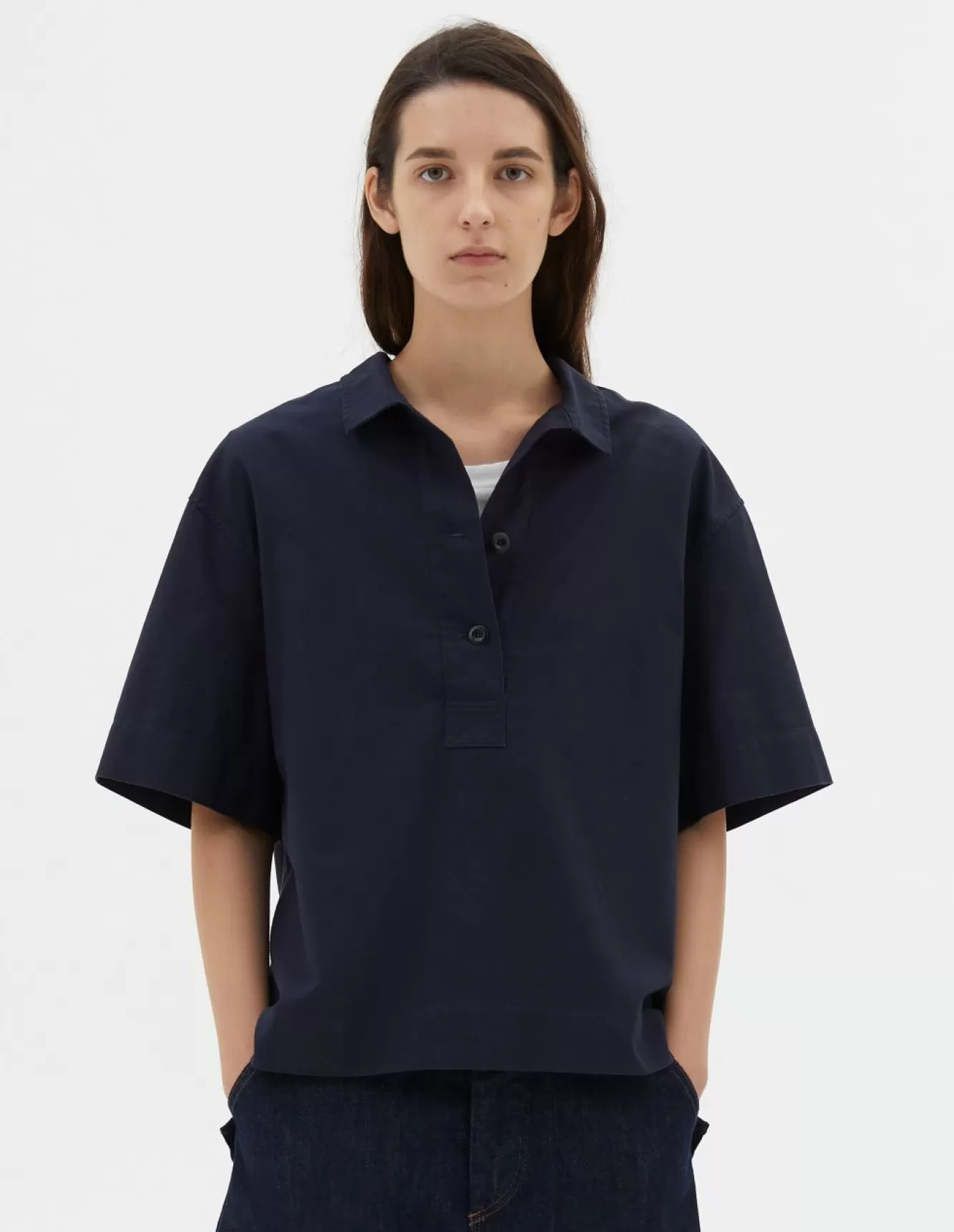 Margaret Howell MHL. S/S UTILITY SHIRT Ink Online