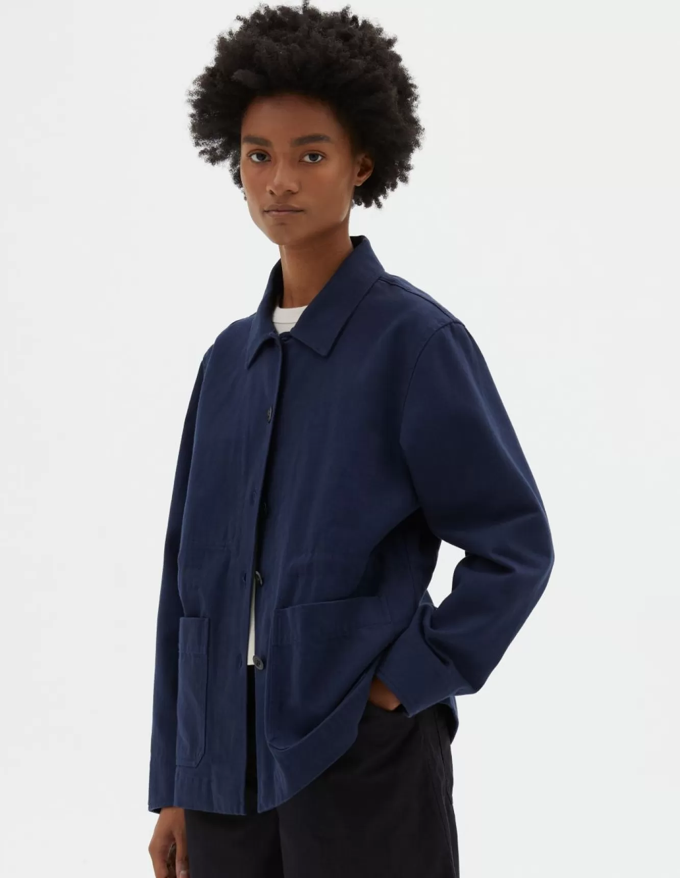 Margaret Howell MHL. WORKER JACKET Indigo Clearance