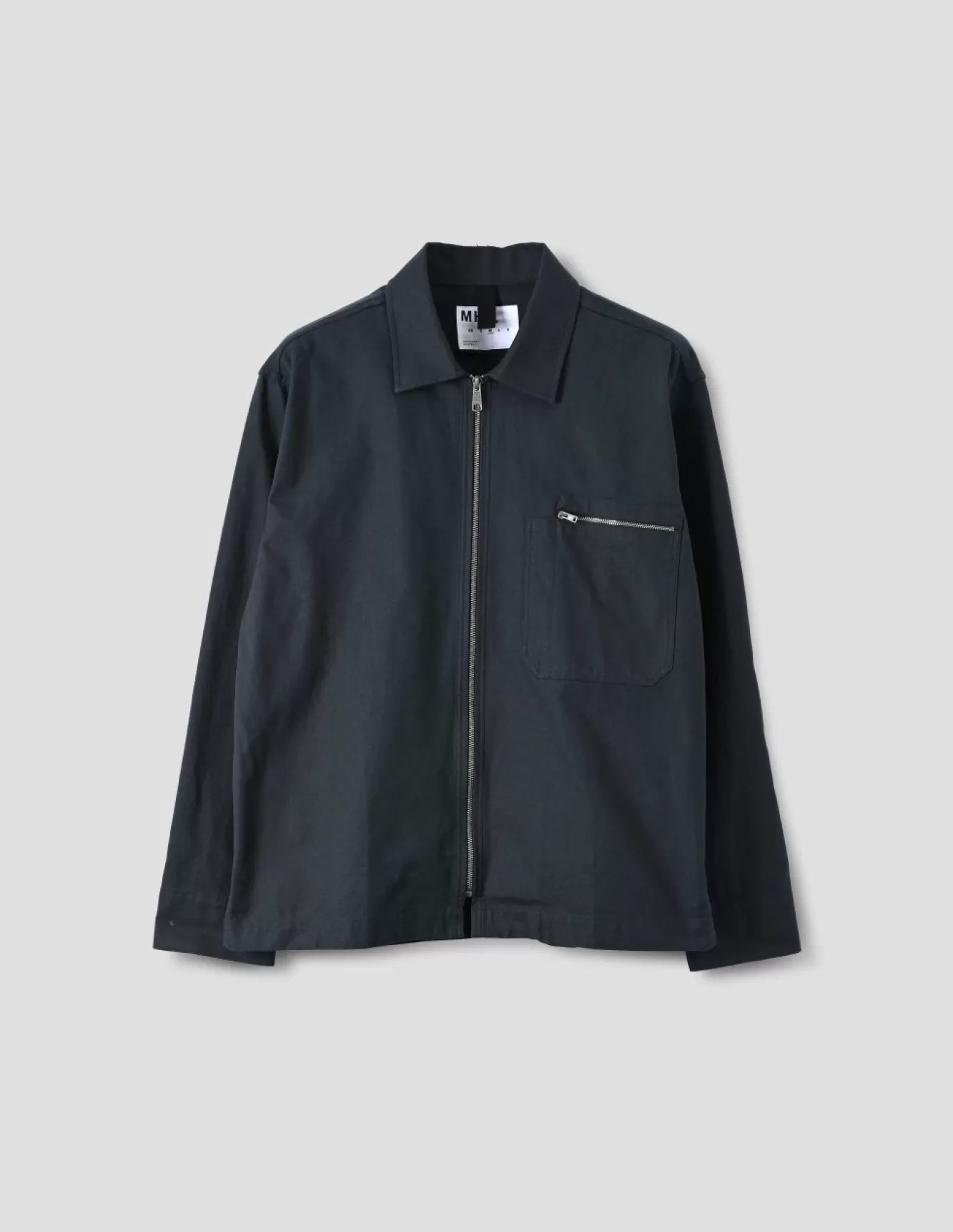 Margaret Howell MHL. ZIP THROUGH OVERSHIRT DARK NAVY Best Sale