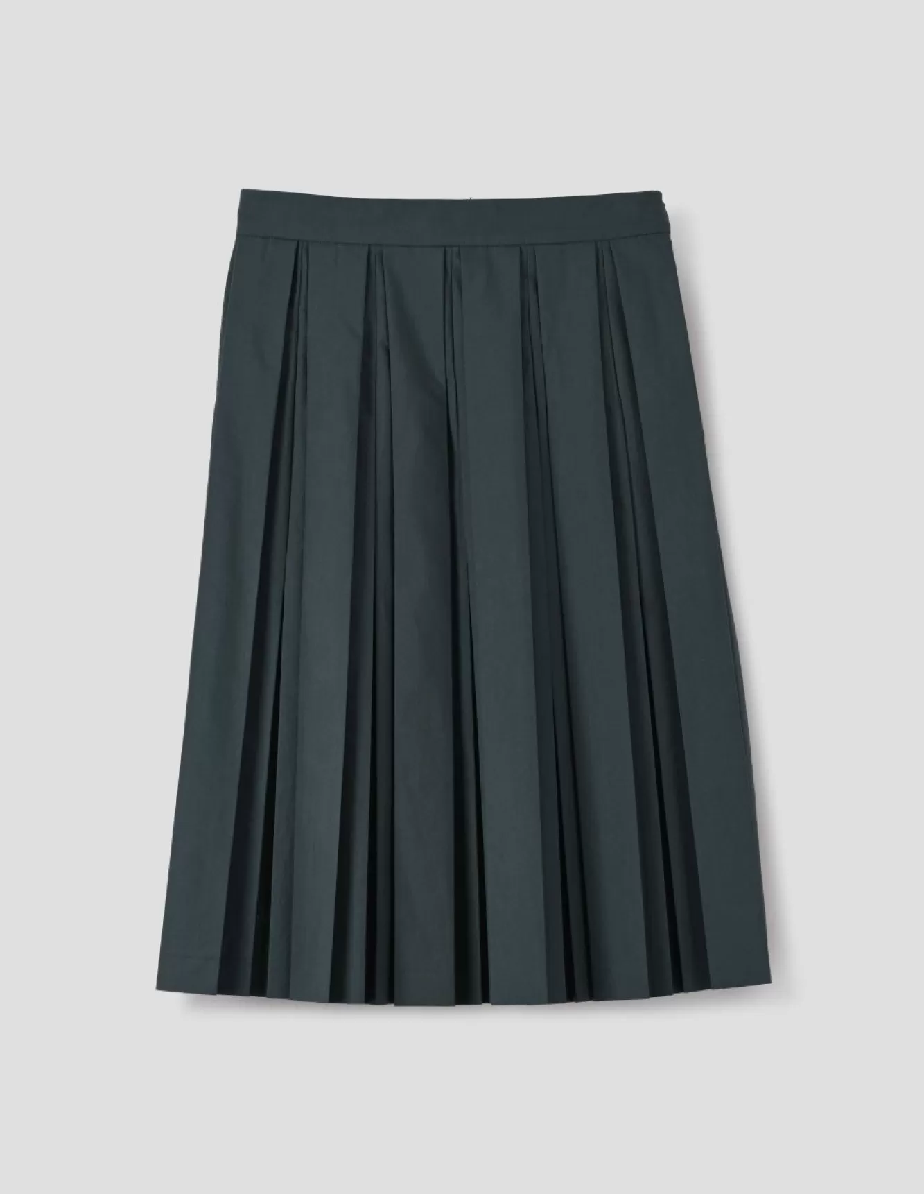 Margaret Howell MODERN PLEAT SKIRT Petrol New