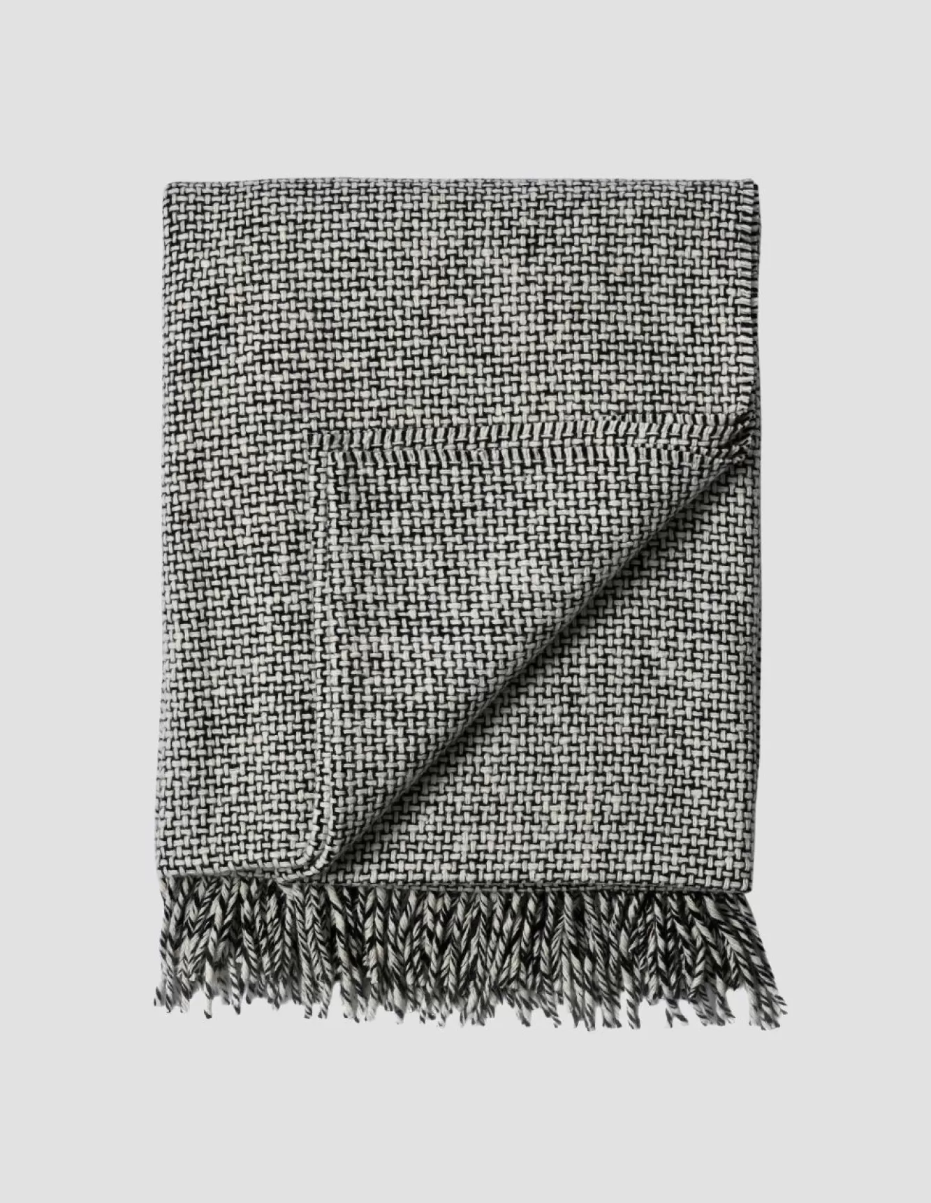 Margaret Howell MOURNE MENDED TWEED BLANKET BlackWhite Best