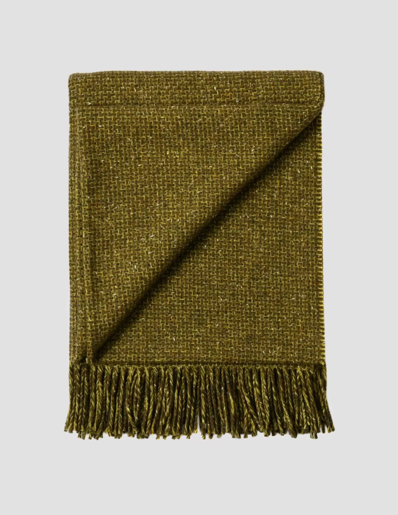 Margaret Howell MOURNE MENDED TWEED BLANKET Olive Discount