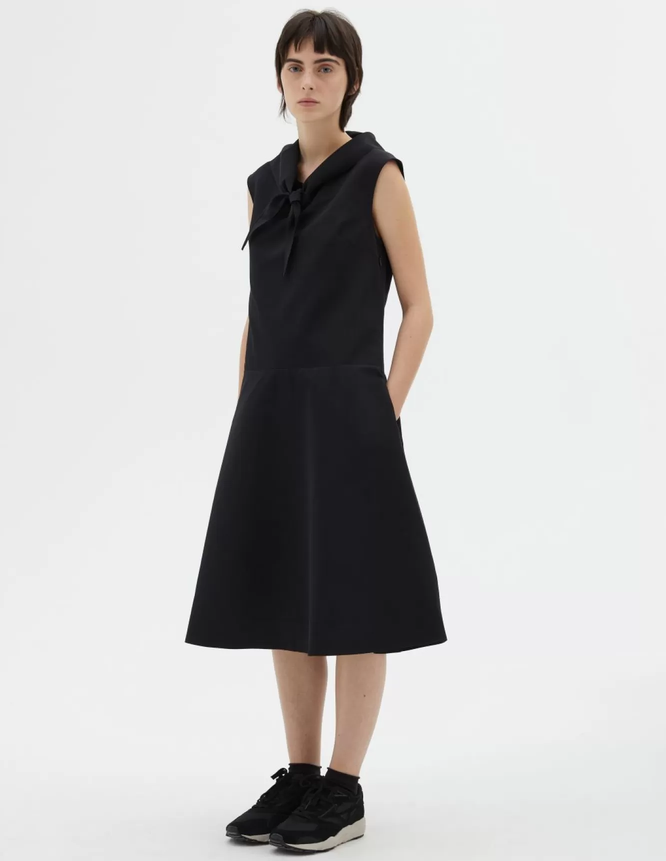 Margaret Howell NECK TIE DRESS Black Online