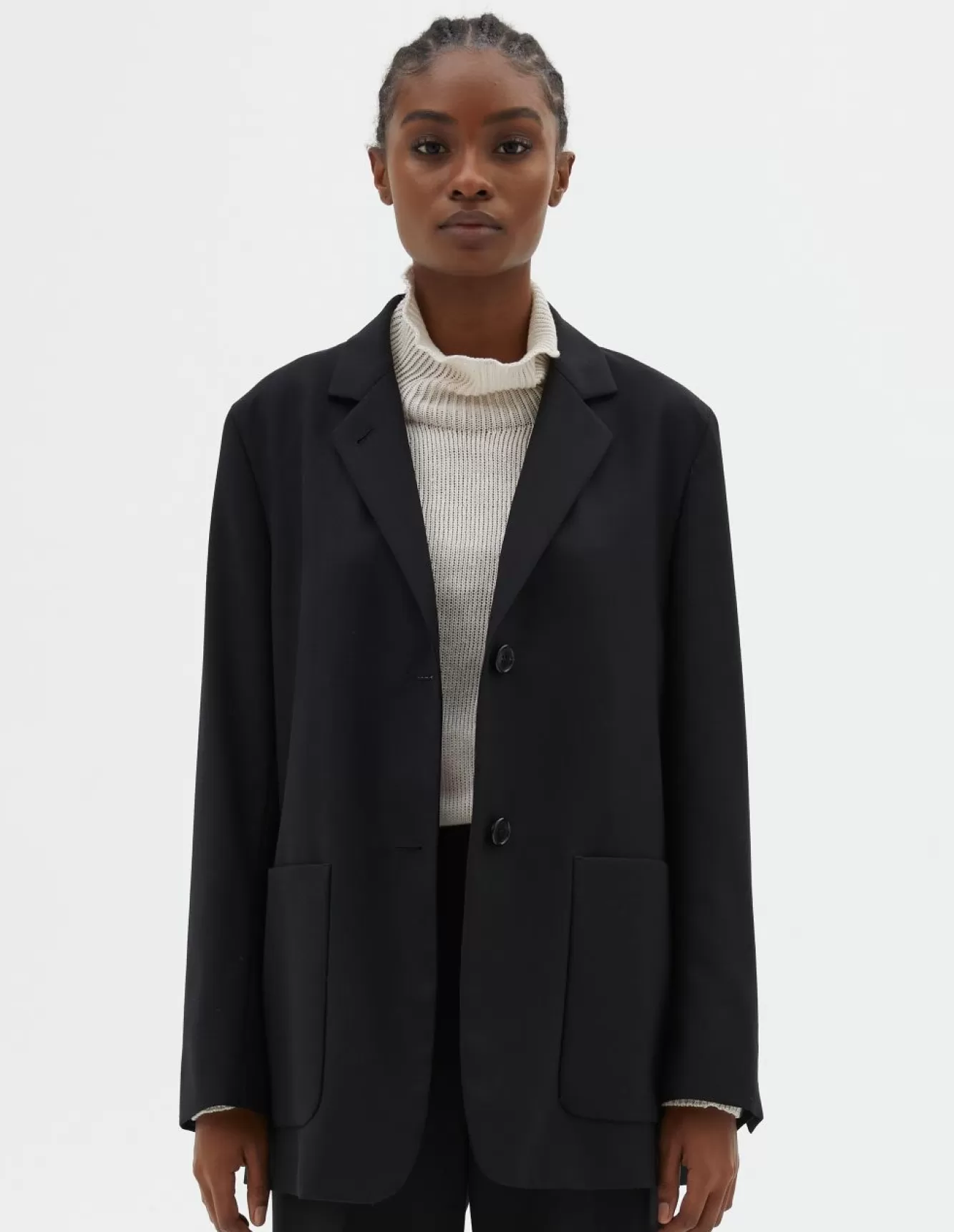 Margaret Howell RELAXED BLAZER Black Outlet