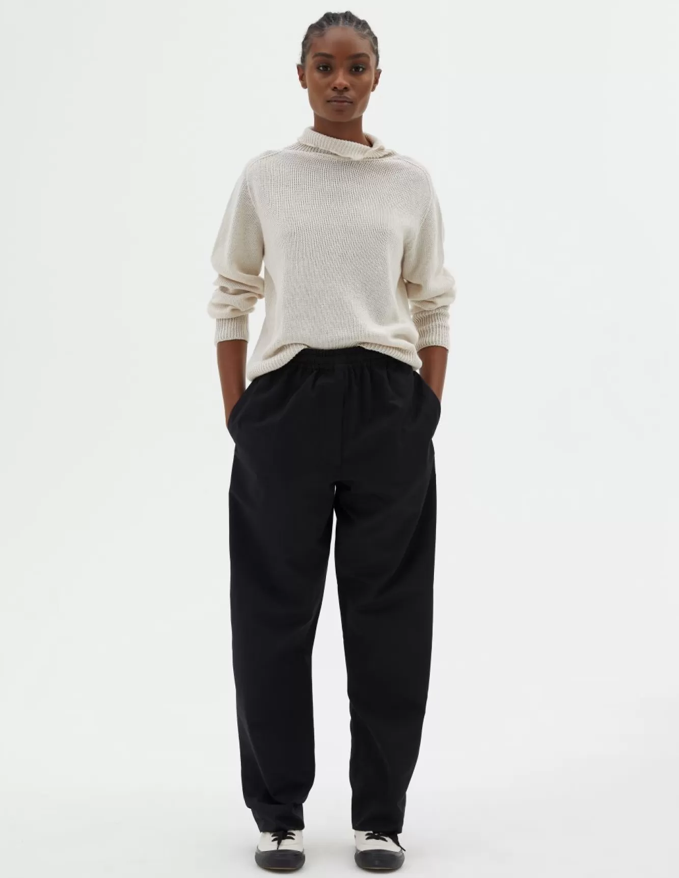 Margaret Howell RELAXED TROUSER Black Fashion