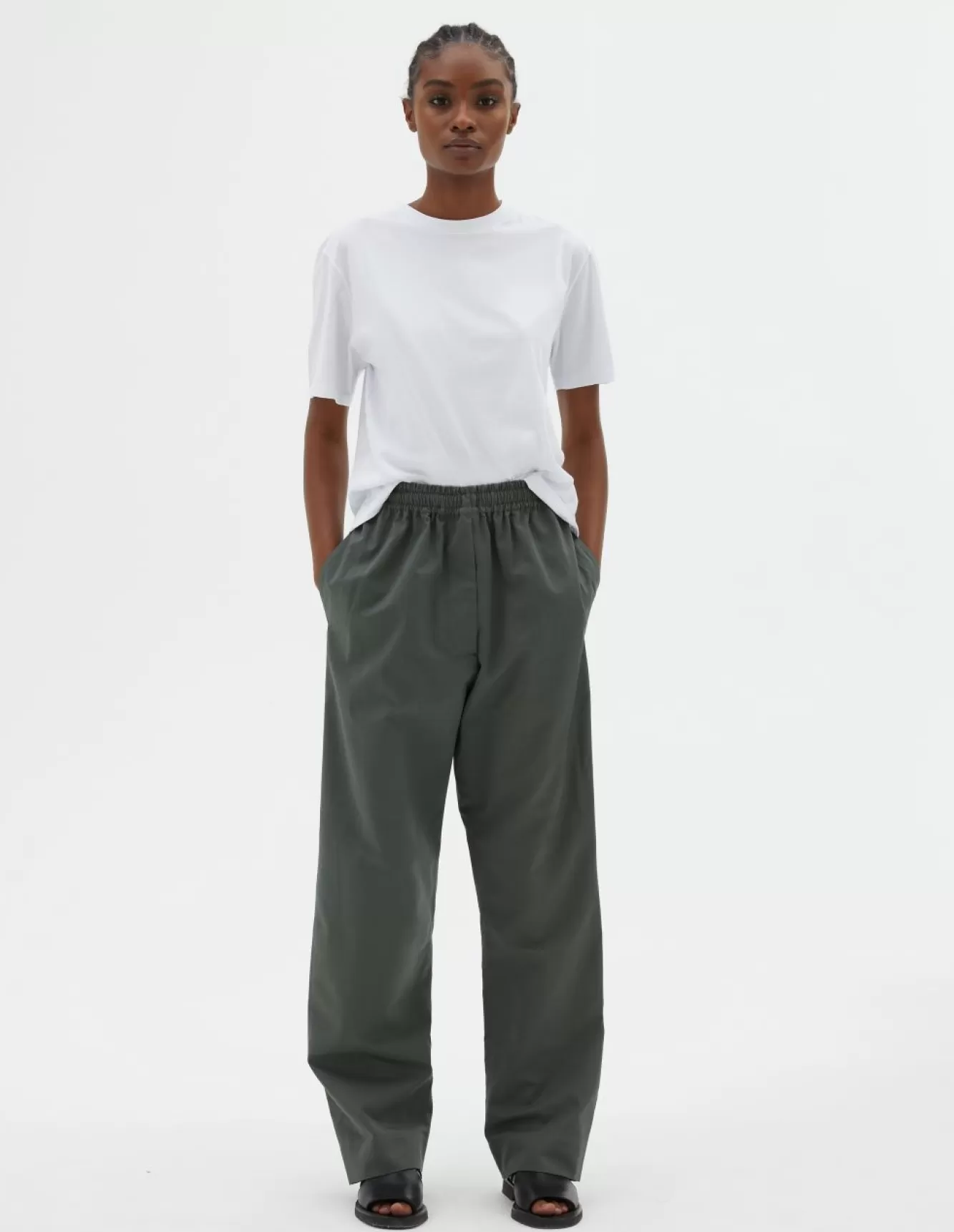 Margaret Howell RELAXED TROUSER FADED GREEN Fashion