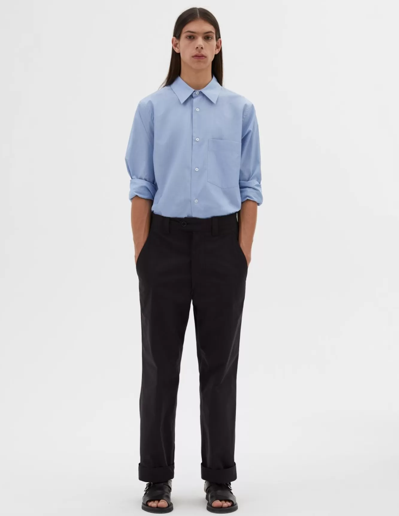 Margaret Howell RELAXED TROUSER Black Outlet