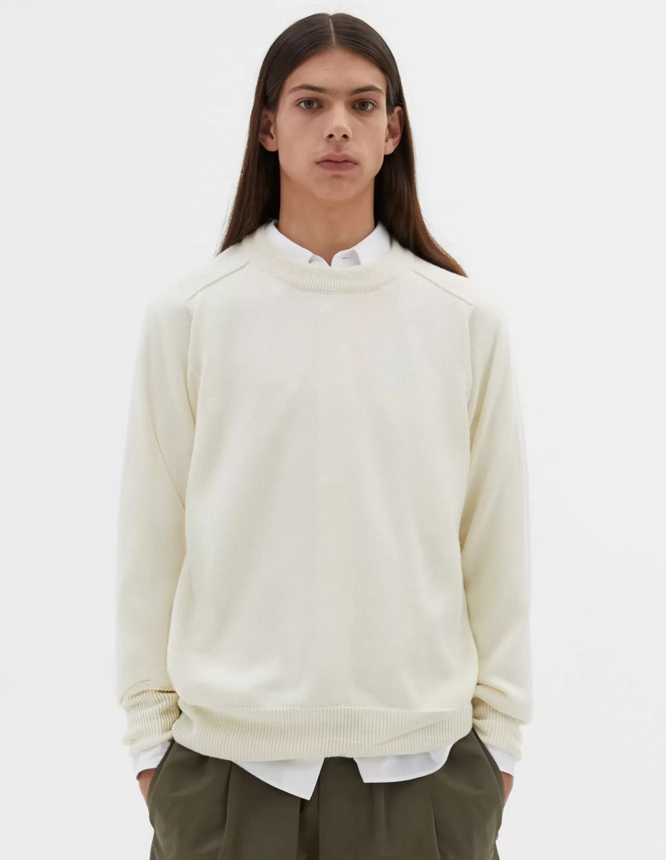 Margaret Howell SEAMLESS CREW Off White Shop