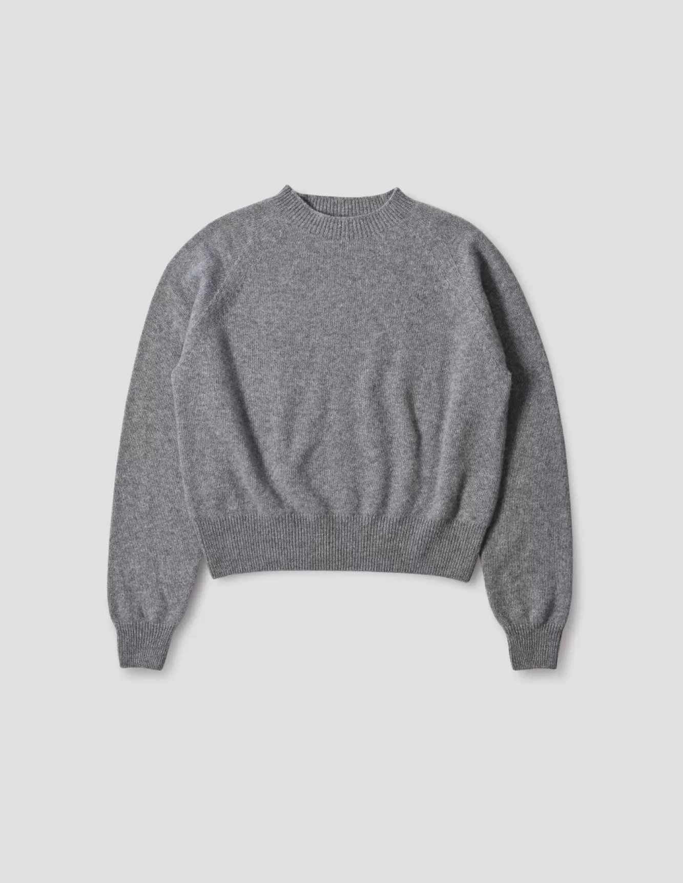 Margaret Howell SHORT CLASSIC CREW NECK GREY FLANNEL Store