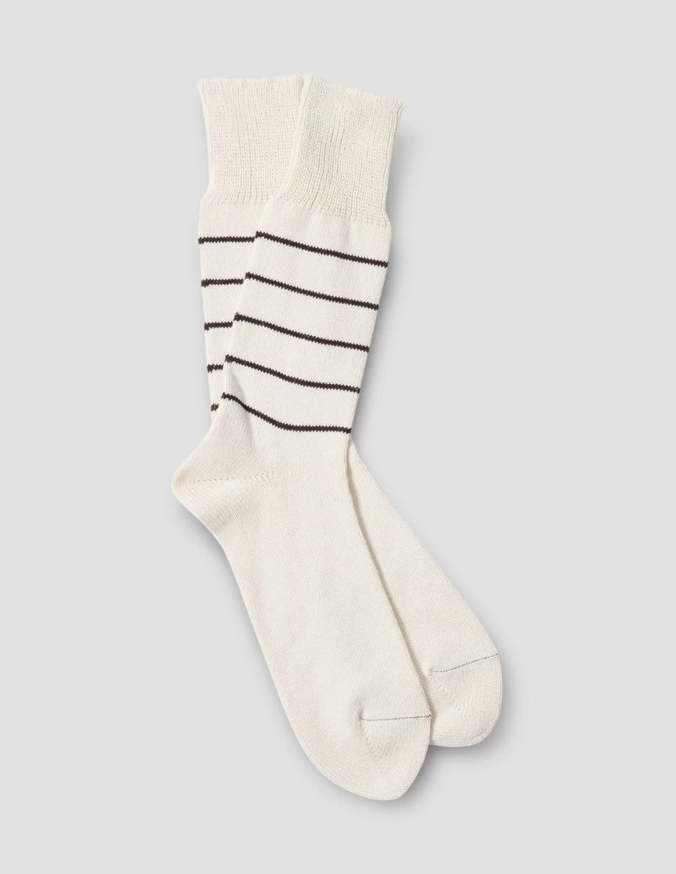 Margaret Howell STRIPE SOCK IVORYEBONY Flash Sale